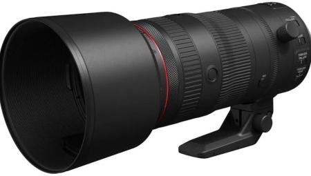 Nhìn như lens 24-105mm RF quen thuộc, nhưng đây là ống Canon mới với dải zoom dài hơn