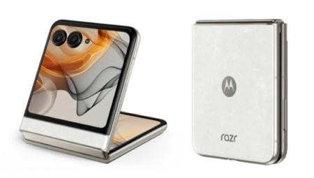 Sau gần nửa năm, Motorola nâng cấp điện thoại gập với bản đặc biệt Razr 50 "White Lover"