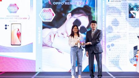 EDITORS' CHOICE AWARDS 2022 - Smartphone dành cho giới trẻ của năm: OPPO Reno8 5G