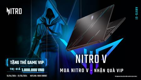 Acer Nitro V: Laptop gaming tầm trung chiến mượt các tựa game bom tấn 2024