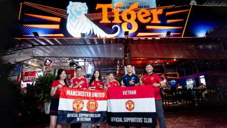 Tiger - Bia chính thức của Câu lạc bộ Bóng đá Manchester United